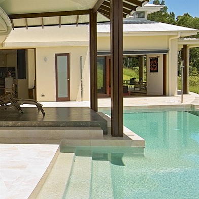 Resort pool, Luxury house design, architect, Sunshine Coast, Noosa hinterland